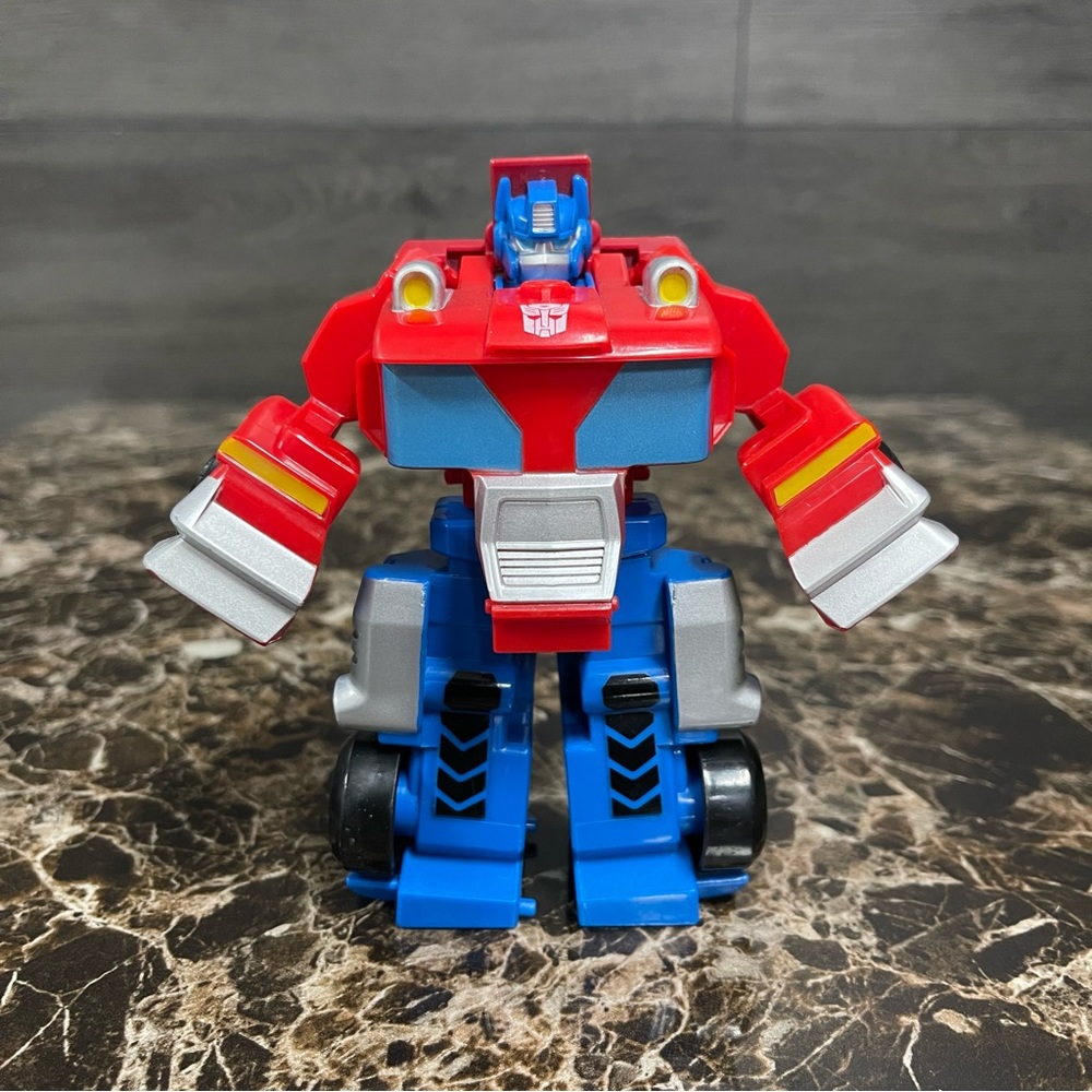 Transformers Playskool Heroes Rescue Bots Academy Team Optimus Prime